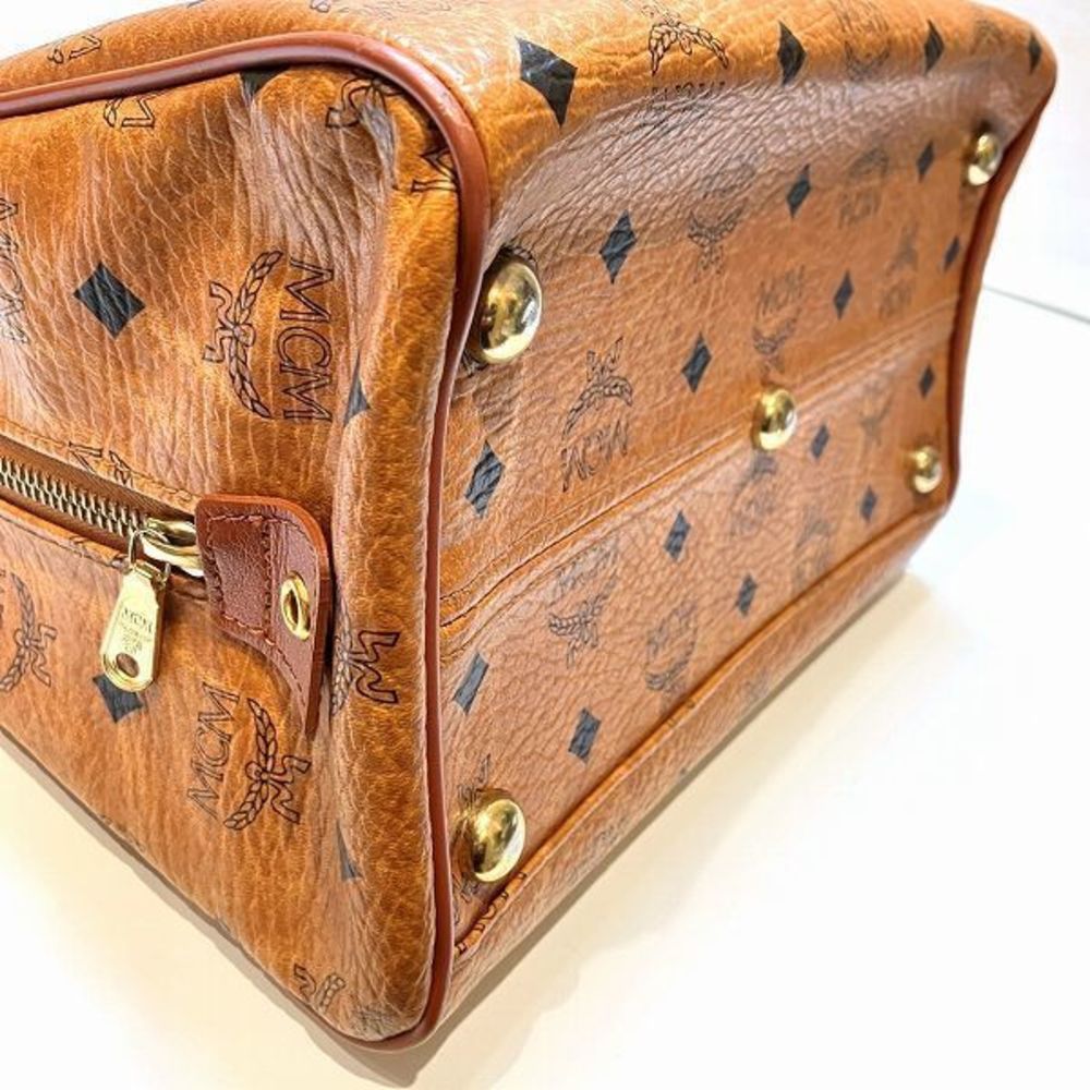 MCM Boston Bag Tan - Picture 8 of 9